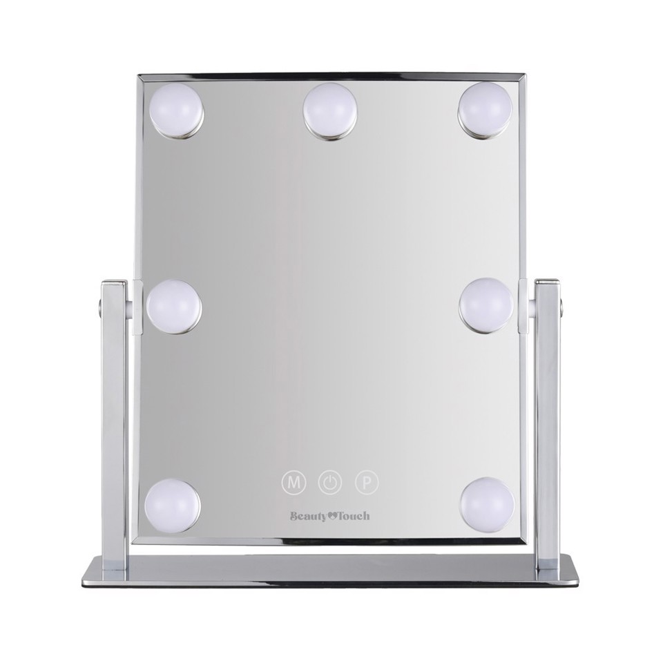 Beauty Touch XDGF2013 specchietto per trucco Libera installazione Rettangolare Cromo