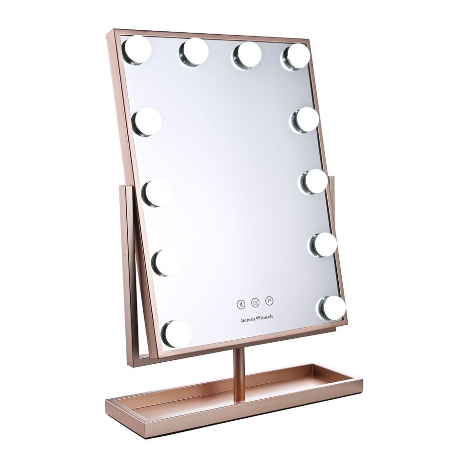 Beauty Touch XDGF2055 specchietto per trucco Libera installazione Rettangolare Rose Gold