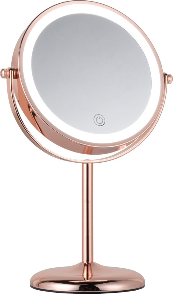 Beauty Touch XDGF736 specchietto per trucco Libera installazione Rotondo Rose Gold