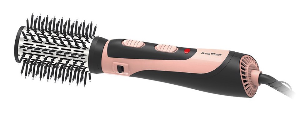 Beauty Touch XDMJ603 messa in piega Spazzola ad aria calda Caldo Rose Gold 1200 W 1,8 m