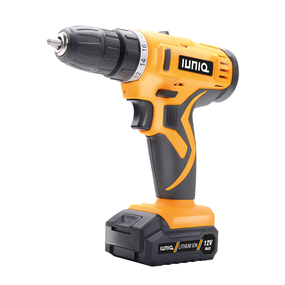 IUNIQ XDZW12K cacciavite elettrico e avvitatore a impulso 1350 Giri/min Nero, Arancione IUNIQ XDZW12K cacciavite elettrico e avvitatore a impulso 1350 Giri/min Nero, Arancione