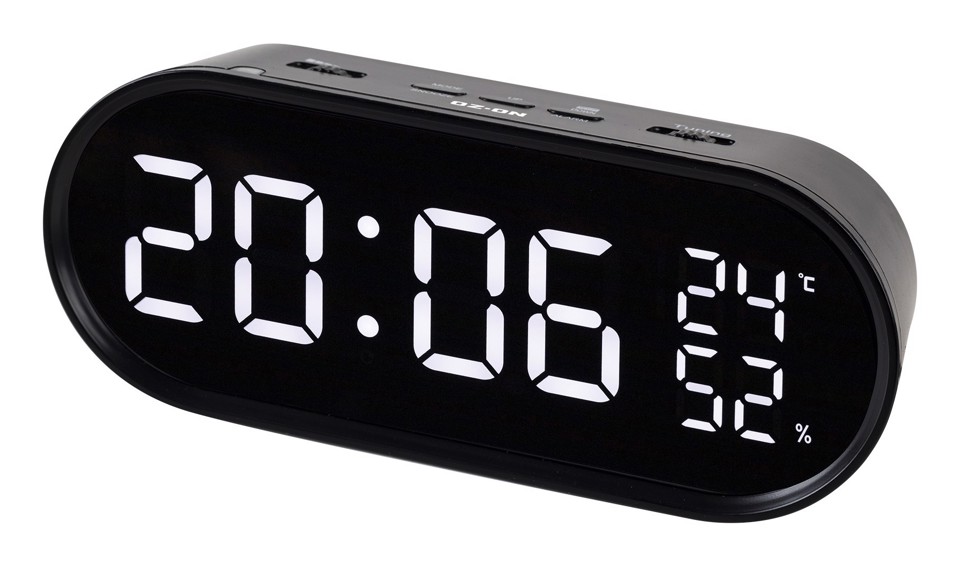 OZON Scientific XDET5739 sveglia Sveglia digitale Nero