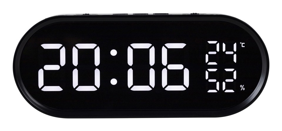 OZON Scientific XDET5739 sveglia Sveglia digitale Nero