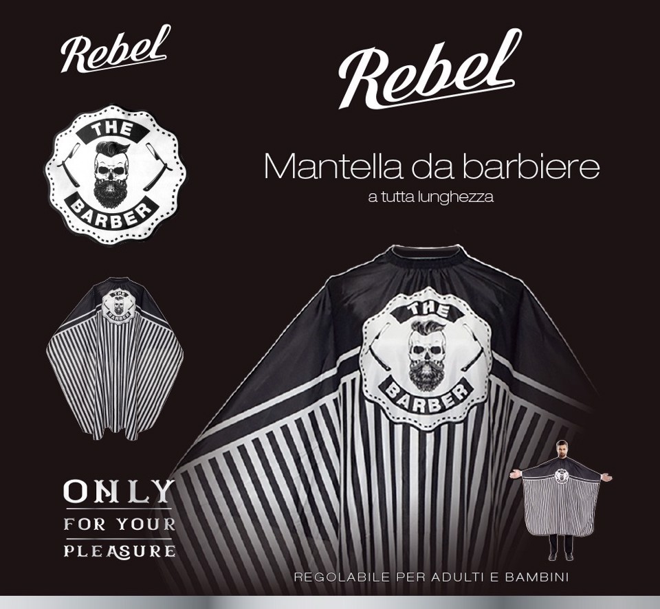 Rebel XDWGBS006 mantello per il taglio dei capelli