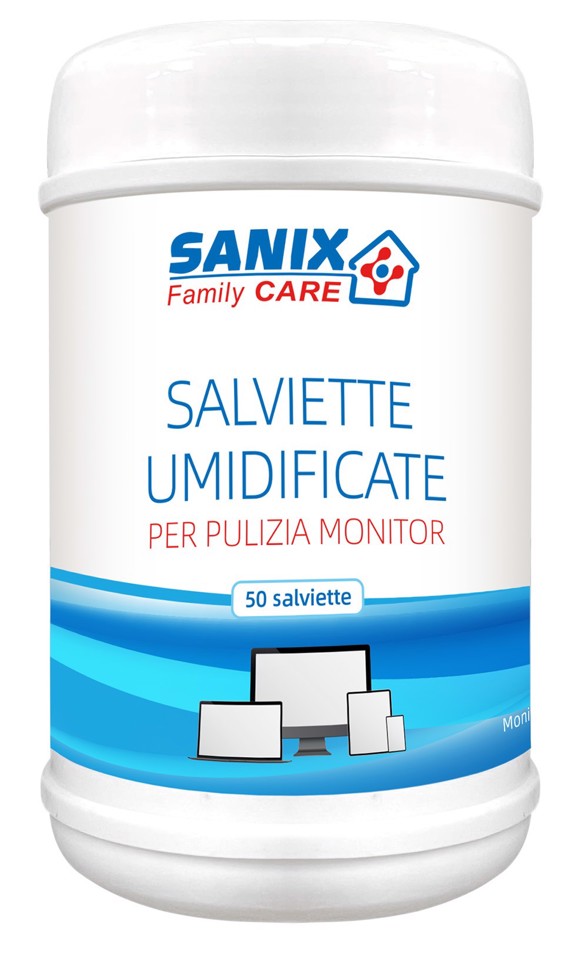 Sanix Family Care Salviette Umidificate Per Pulizia Monitor - Sanix Sanix Family Care Salviette Umidificate Per Pulizia Monitor - Sanix