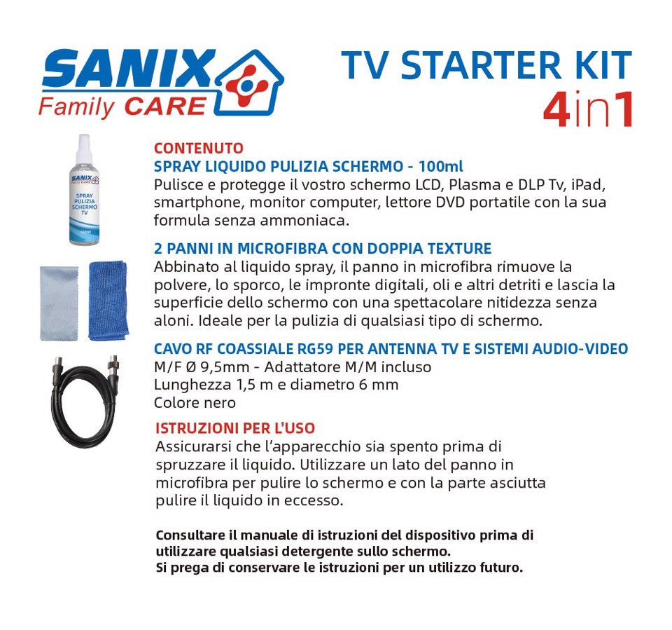 Sanix Family CareTV Starter Kit 4in1 - Sanix Family Care
