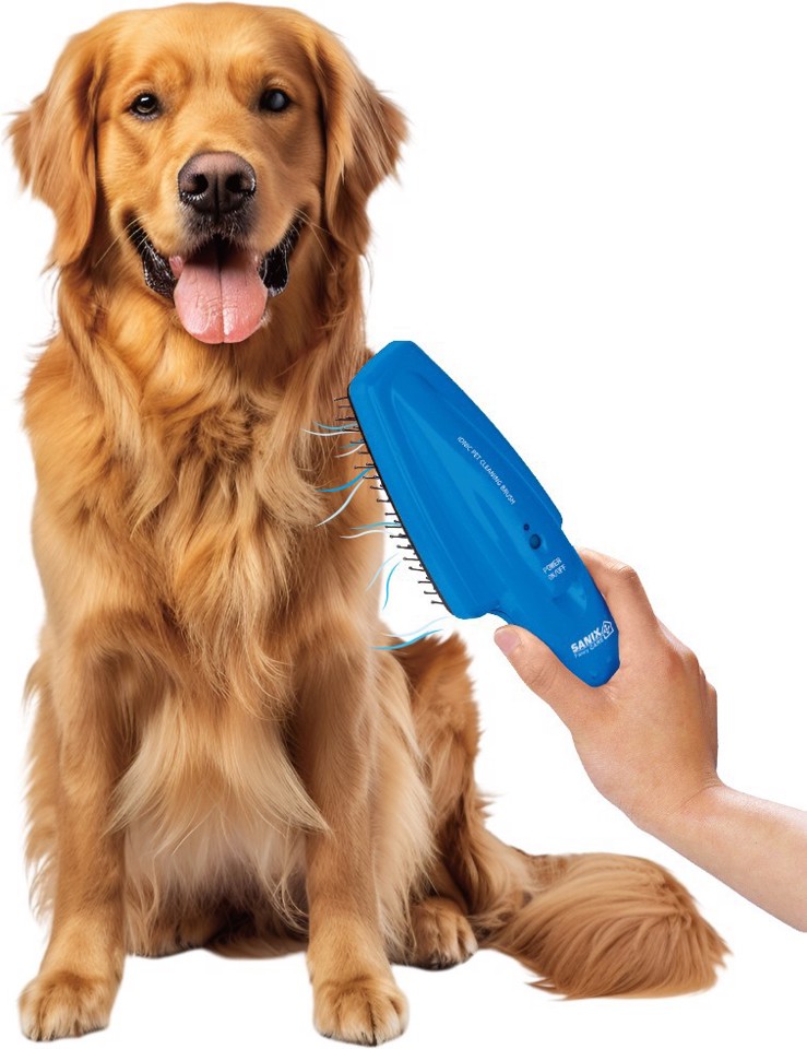 Sanix Family Care Spazzola Ionizzante Per Cura Del Pelo Animale