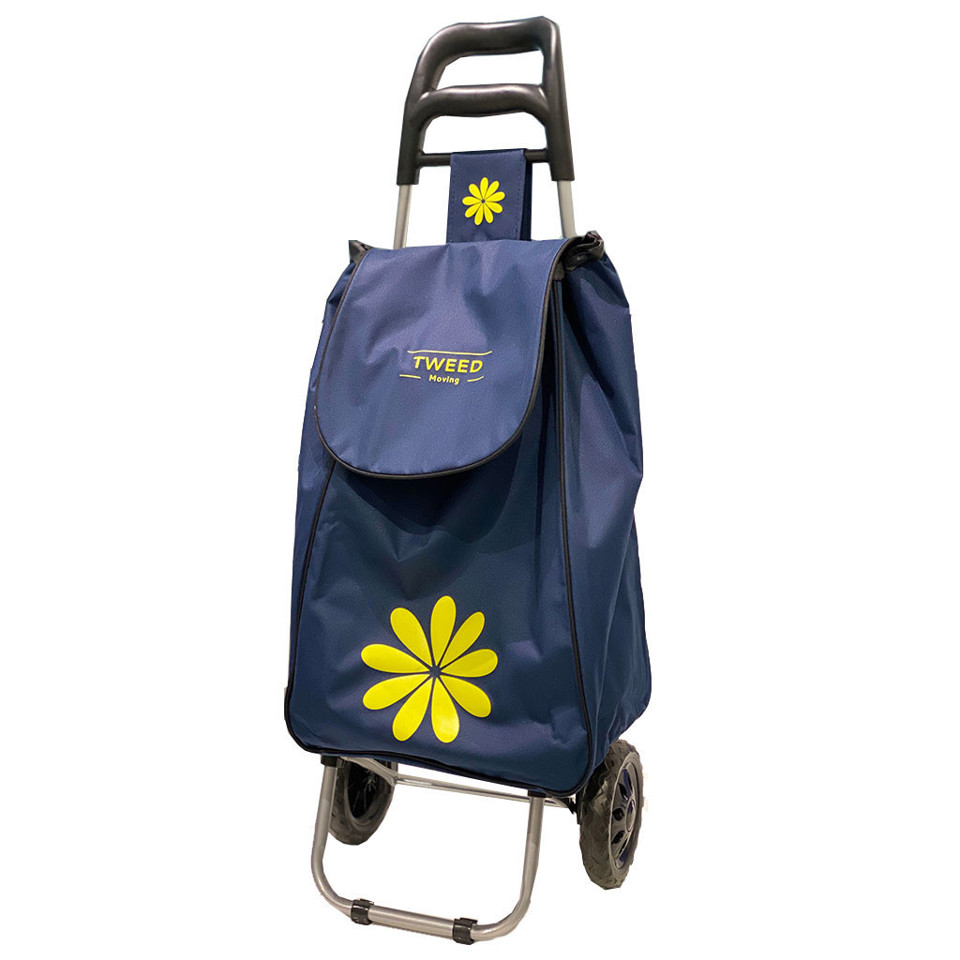 TWEED TW004BLU TWEED Carrello Portaspesa Richiudibile blu