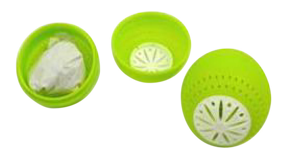 Ambrosia Set 3 Sfere Per Frigorifero Mantiene Frutta E Verdura + A Lungo E Rimuove Cattivi Odori