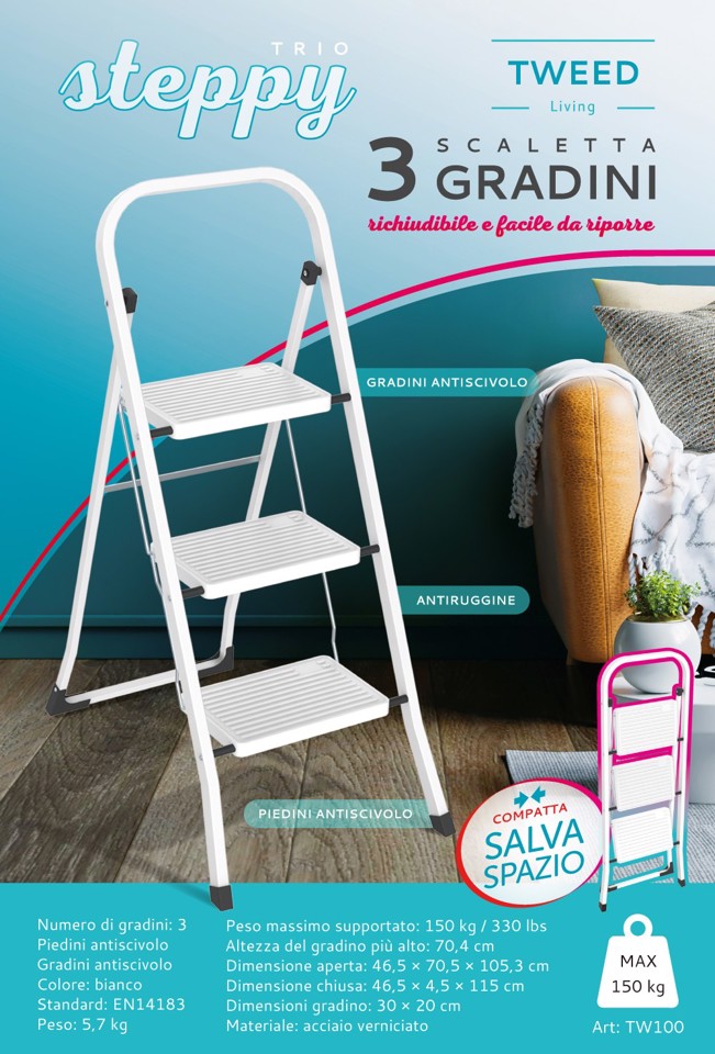 TWEED Scaletta 3 Gradini