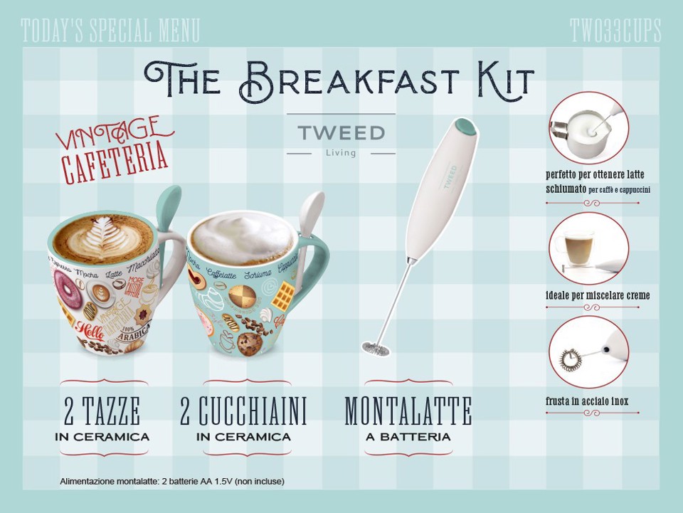 TWEED The Breakfast Kit - confezione Vintage