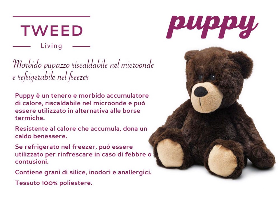 TWEED TW042BEAR scaldacorpo Giocattolo riscaldato a microonde