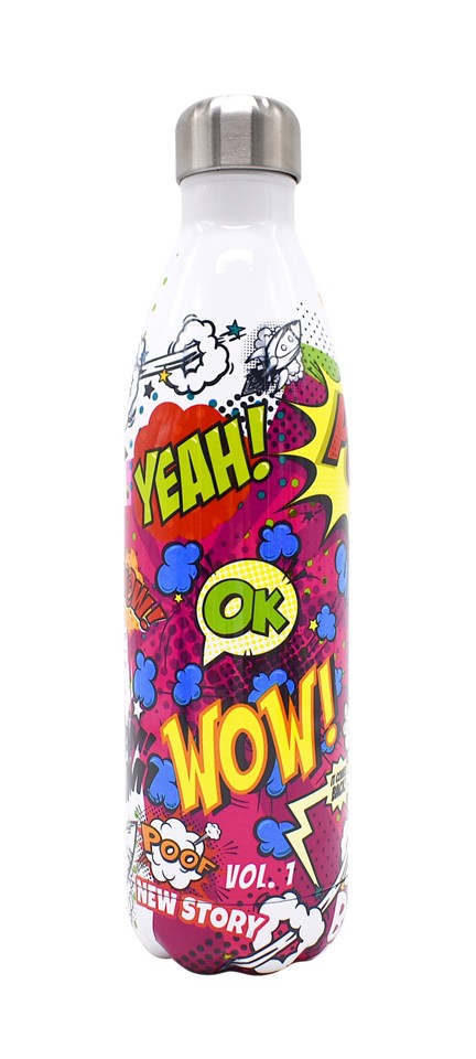 TWEED TW059WOWXL borraccia Uso quotidiano 750 ml Multicolore, Bianco