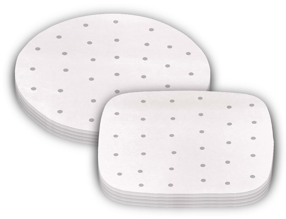TWEED 200 Fogli pretagliati e perforati per friggitrice ad aria, forno, vaporiera TW085