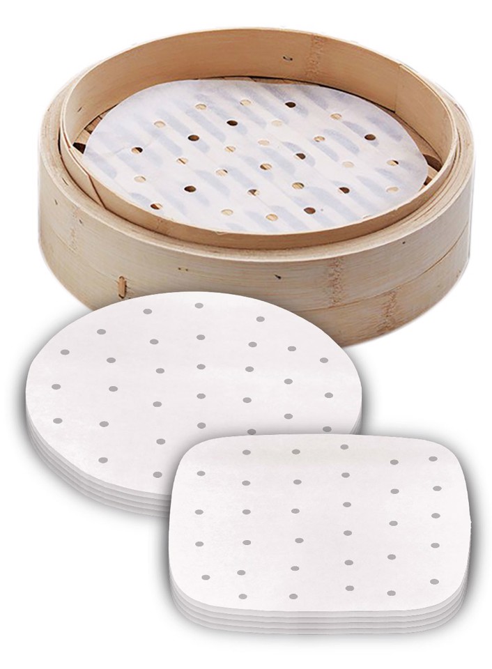 TWEED 200 Fogli pretagliati e perforati per friggitrice ad aria, forno, vaporiera TW085