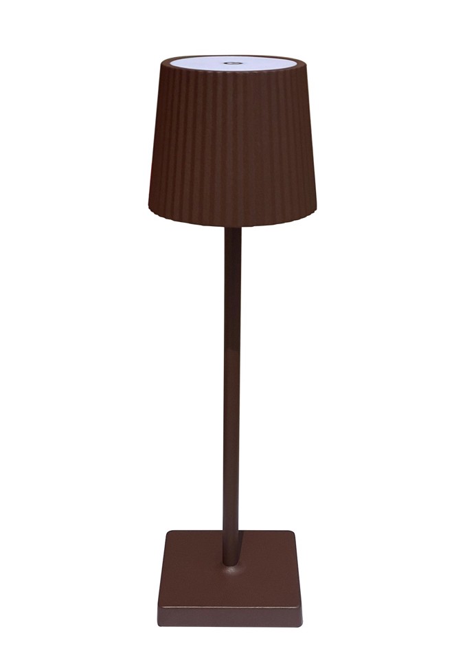 TWEED TW109COR lampada da tavolo ricaricabile usb LED Marrone