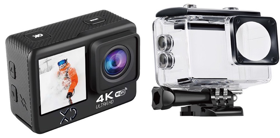 XD Enjoy Dual Action Camera + Kit Bag