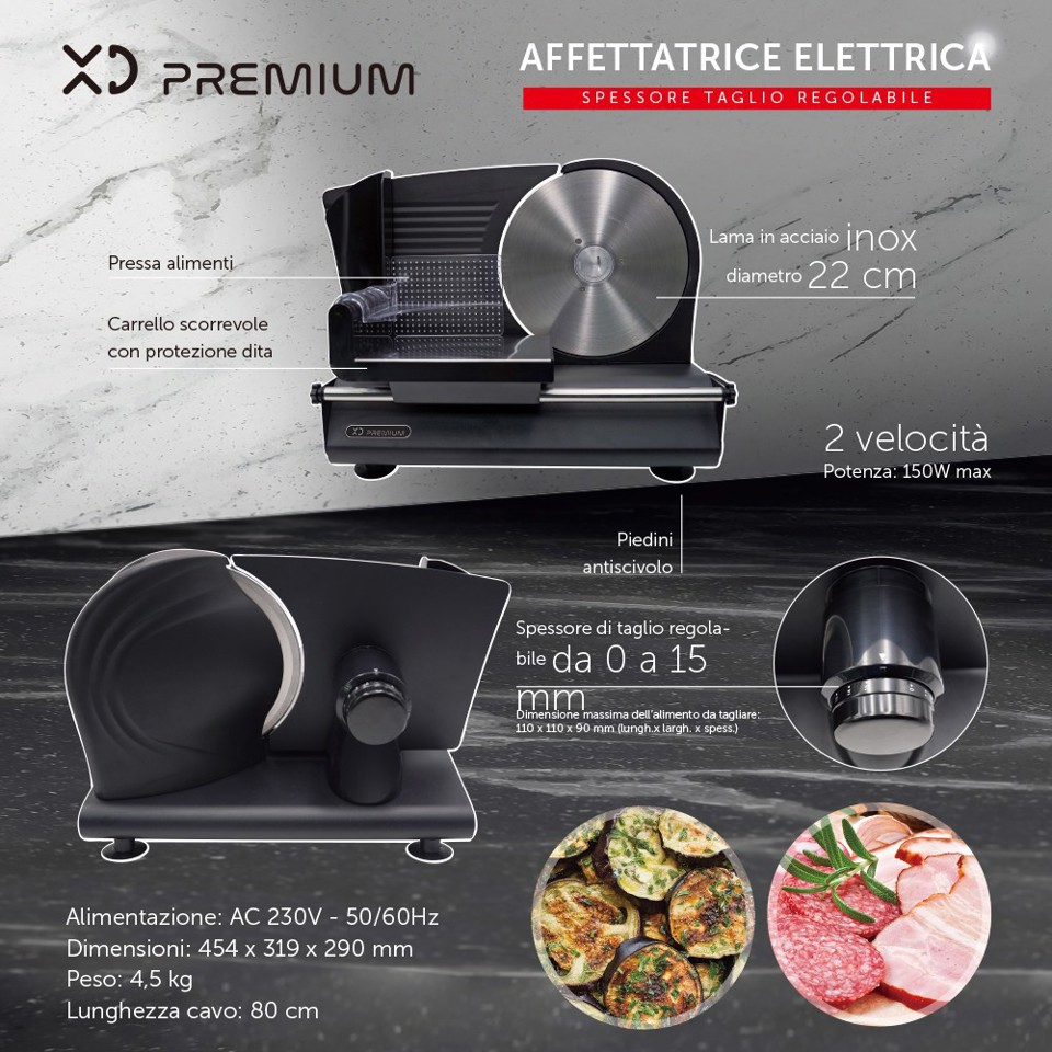 XD Premium Affettatrice Elettrica Premium