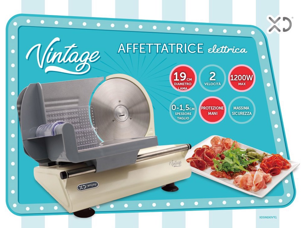 XD Vintage Affettatrice Elettrica Vintage