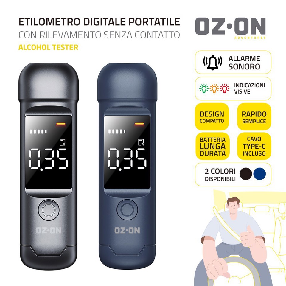 XD Enjoy Alcool Tester Etilometro - Ozon