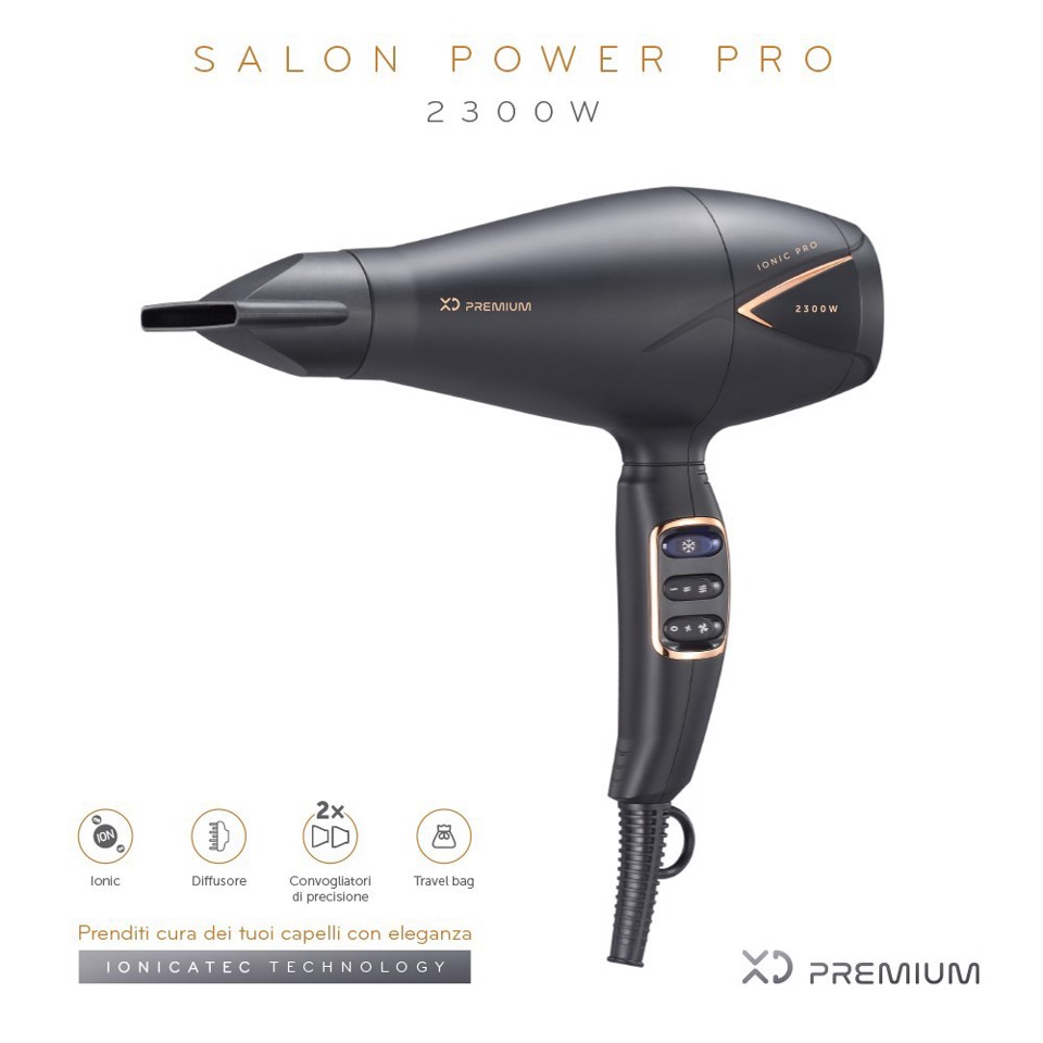 XD Enjoy Asciugacapelli Salon Power Pro 2300W XD Premium