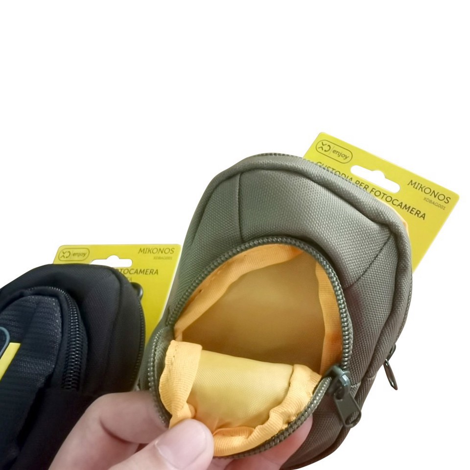 XD Enjoy Custodia Per Fotocamera Digitale Compatta Nera o Verde