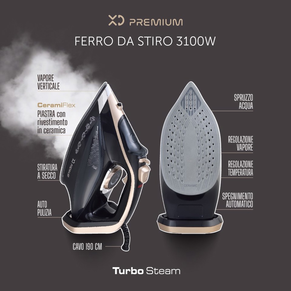 XD Premium Ferro da Stiro 2400W