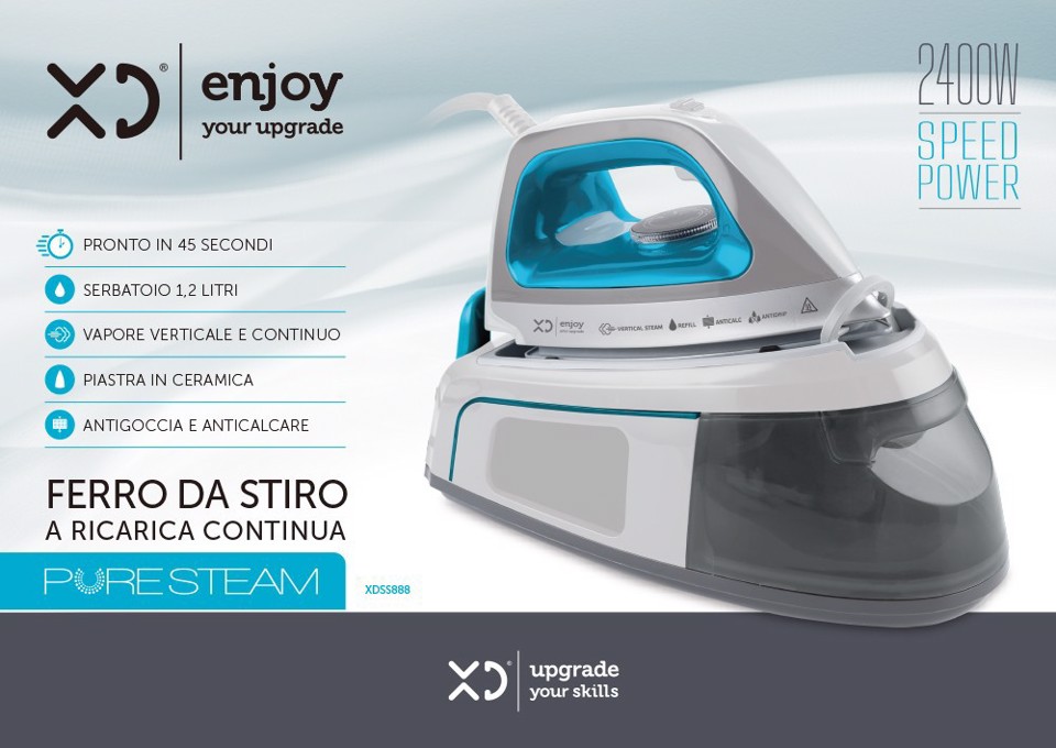 XD Enjoy Ferro Da Stiro A Ricarica Continua