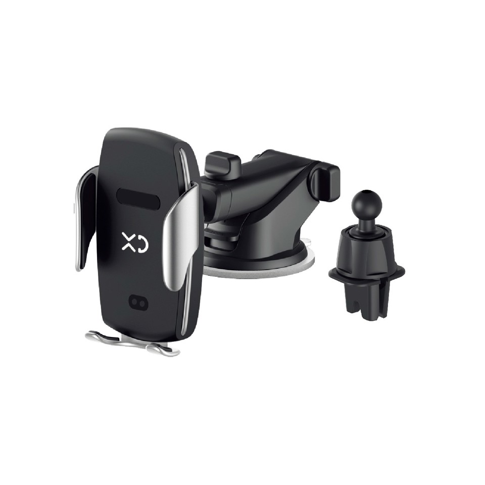 XD Enjoy Kit 2 in 1 - supporto da auto con caricabatterie wireless XD Enjoy Kit 2 in 1 - supporto da auto con caricabatterie wireless