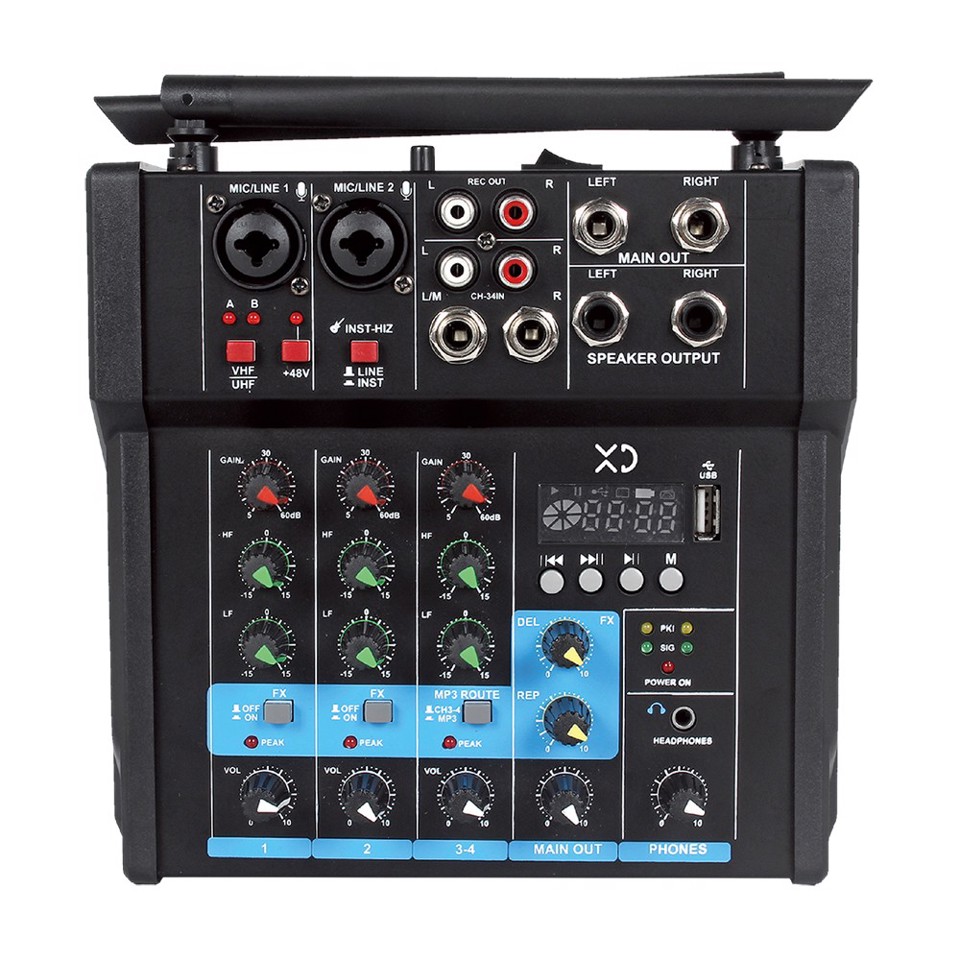 XD Enjoy Kit Valigetta mixer con 2 microfoni wireless XD Enjoy Kit Valigetta mixer con 2 microfoni wireless