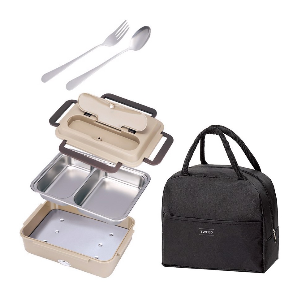 XD Enjoy LUNCH BOX scaldavivande elettrico portatile con borsa e posate