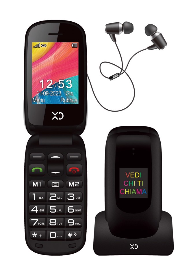 XD Enjoy Senior Phone Premium - Cellulare GSM Tasti Grandi