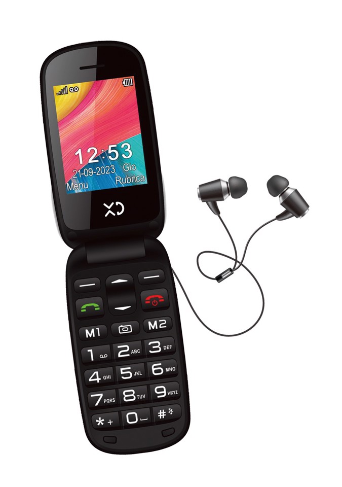 XD Enjoy Senior Phone Premium - Cellulare GSM Tasti Grandi