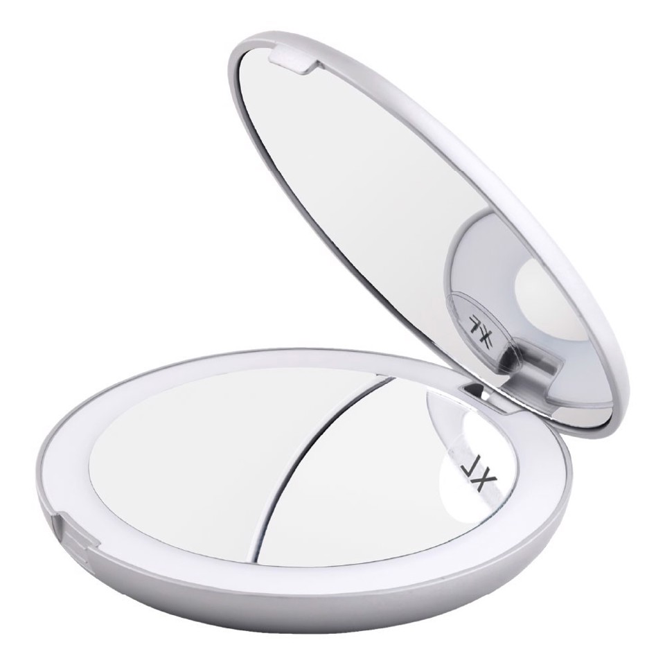 Beauty Touch XDGF1511 specchietto per trucco Ventosa Quadrato Bianco