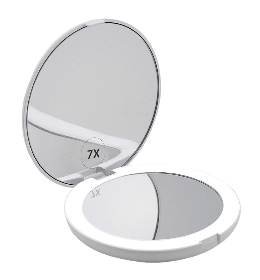 Beauty Touch XDGF1511 specchietto per trucco Ventosa Quadrato Bianco