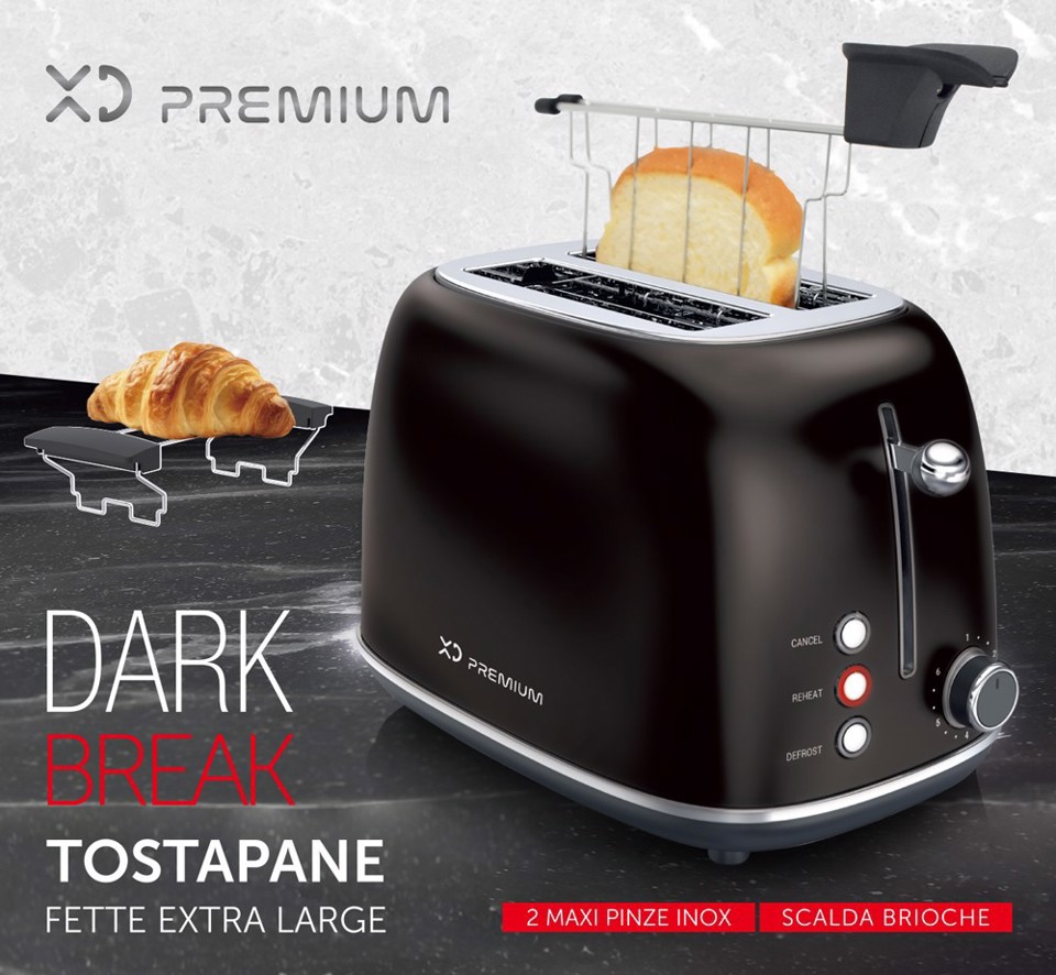 XD Enjoy Tostapane 2 fette extra large premium