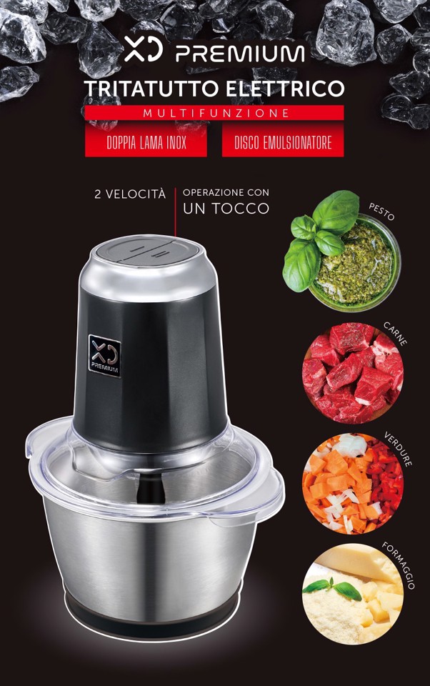 XD Premium Tritatutto Elettrico Multifunzione Premium
