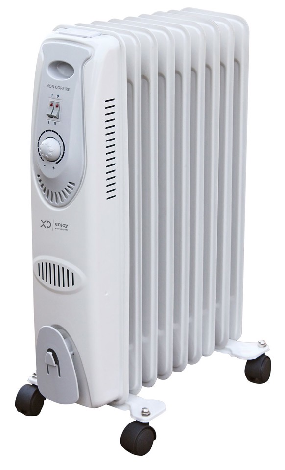 XD Enjoy XD XDNYJ9 Interno Bianco 2000 W Riscaldatore ambiente elettrico a olio XD Enjoy XD XDNYJ9 Interno Bianco 2000 W Riscaldatore ambiente elettrico a olio