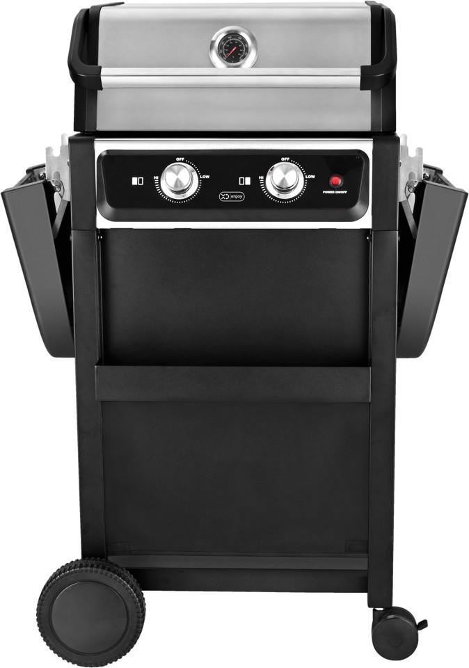 XD Enjoy XDBBQ550 barbecue per l'aperto e bistecchiera Carrello Elettrico Nero, Argento 2400 W