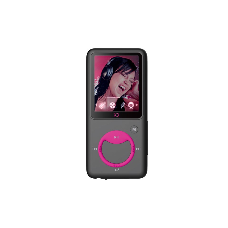 XD Enjoy XDBTR312PNK lettore e registratore MP3/MP4 Lettore MP4 0 GB Grigio, Rosa