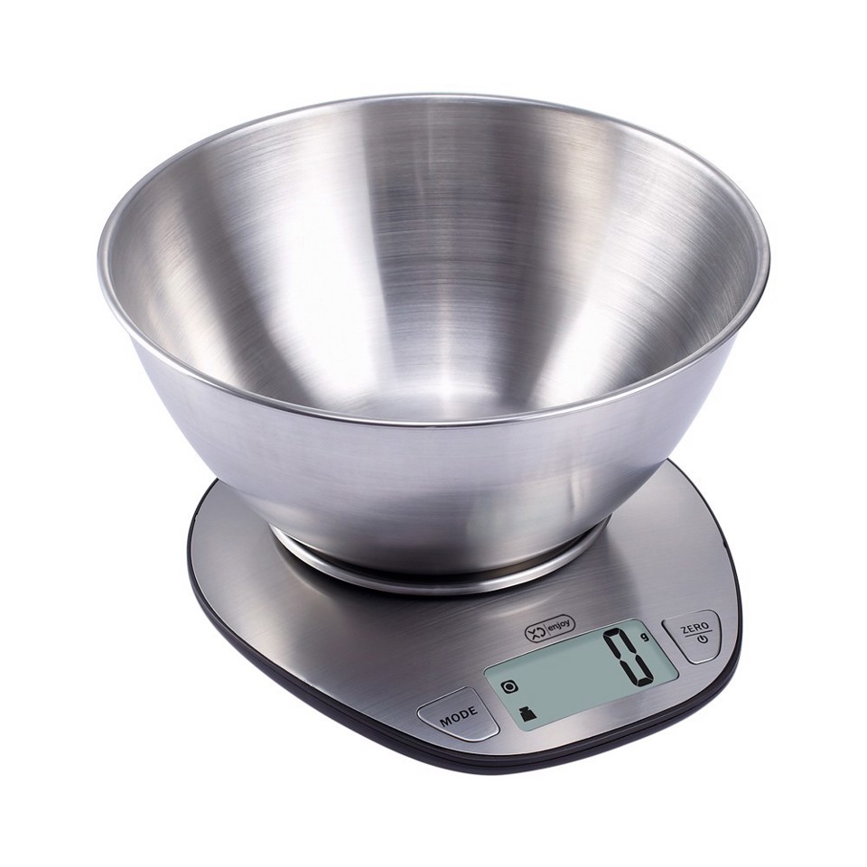 XD Enjoy XDCAM4350K bilancia da cucina Acciaio inox Quadrato Bilancia da cucina elettronica