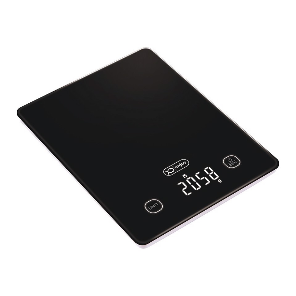 XD Enjoy XDCAM9140K bilancia da cucina Nero Superficie piana Rettangolo Bilancia da cucina elettronica
