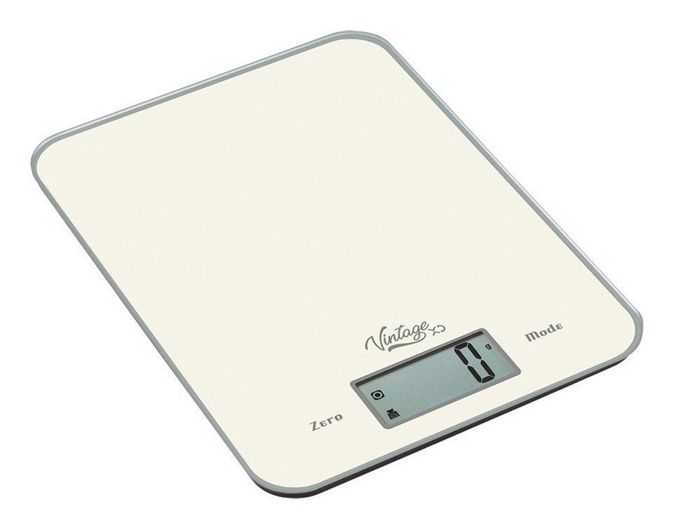 XD Vintage XDCAM9160K bilancia da cucina Crema Superficie piana Rettangolo Bilancia da cucina elettronica