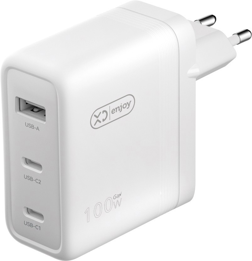 XD Enjoy XDCE100KIT Caricabatterie per dispositivi mobili Universale Bianco AC Ricarica rapida Interno