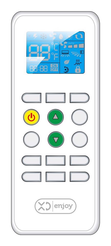 XD Enjoy XDCM2H18UE + XDCMSH09UI + XDCMSH12UI Climatizzatore split system Bianco