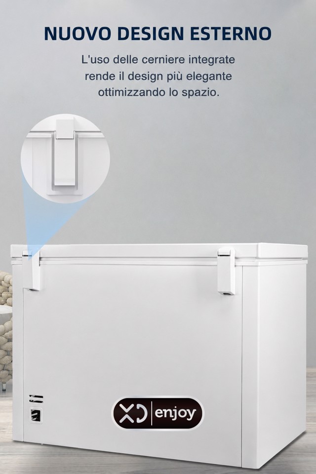 XD Enjoy XDCOMF301D congelatore Congelatore a pozzo Libera installazione 299 L Bianco