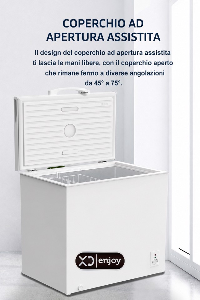XD Enjoy XDCOMF301D congelatore Congelatore a pozzo Libera installazione 299 L Bianco
