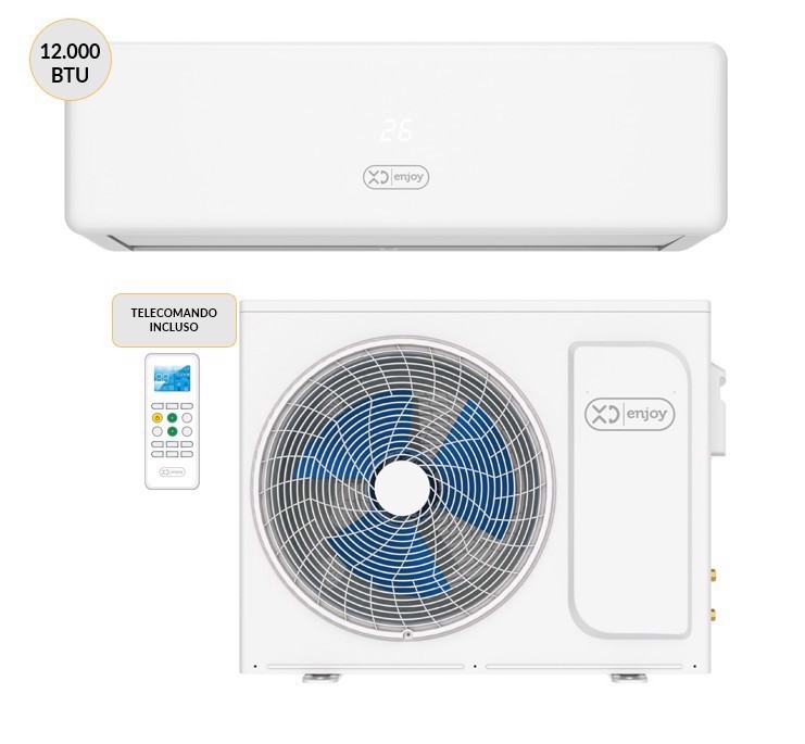 XD Enjoy XDCSD12UE + XDCSD12UI Climatizzatore split system Bianco