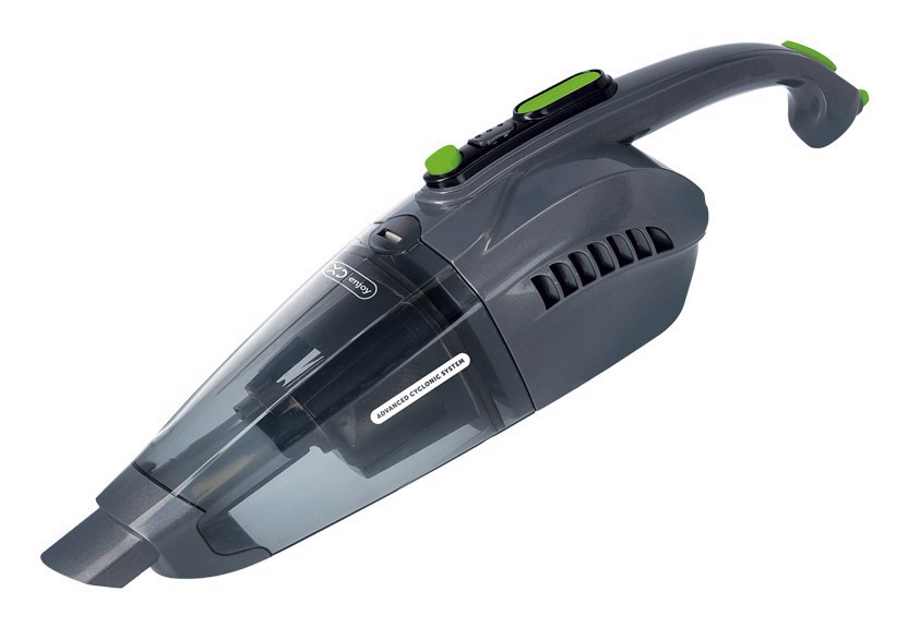 XD Enjoy XDHJX1833 scopa elettrica Batteria Secco Senza sacchetto 0,8 L Verde, Grigio 2,2 Ah