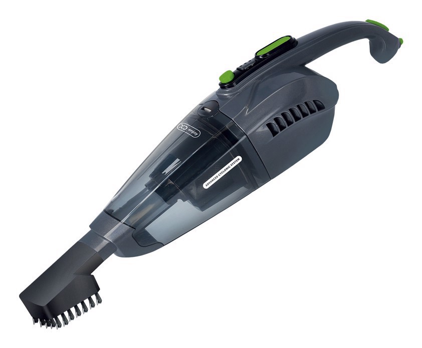 XD Enjoy XDHJX1833 scopa elettrica Batteria Secco Senza sacchetto 0,8 L Verde, Grigio 2,2 Ah